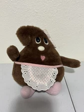 VINTAGE 1984 NESTLE LIL BITS CHOCOLATE MORSEL STUFFED ANIMAL PLUSH TOY 