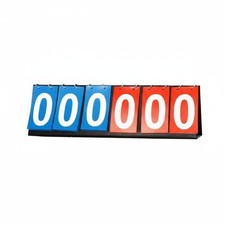 Flip Scoreboard Easy to Read Manual Game Scoreboard Waterproof Cards for
