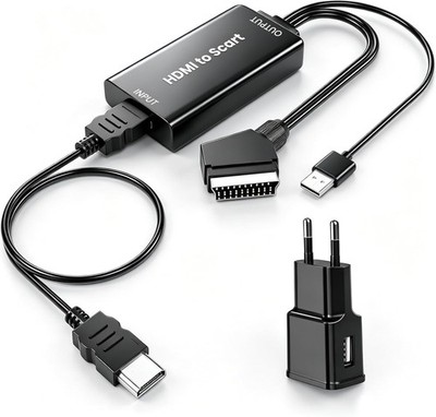 HDMI auf Scart Konverter Adapter Full HD 1080P Video Audio Wandler für HDTV