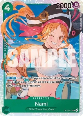 Nami SR - OP14-031 - One Piece The Asure Sea s Seven, ENG, NM/M