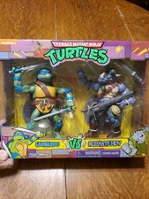 Playmates Toys Teenage Mutant Ninja Turtles - Leonardo vs Rocksteady