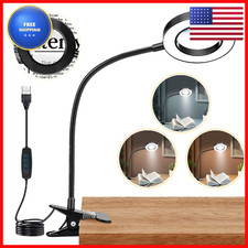Nzqxjxz 10X Magnifying Glass Light Clip On Mganifier Light 48 Led Desk
