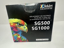 4 pk of Sublimation Ink - XCinkjet Compatible for Sawgrass SG500 SG1000 - CMYK