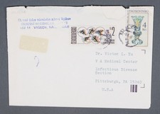 MayfairStamps Czechoslovakia 1988 Vyskov to Pittsburgh PA Cover aaw_48201