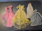 Vintage Barbie Doll Clothes Lot: Dresses and nightgown set