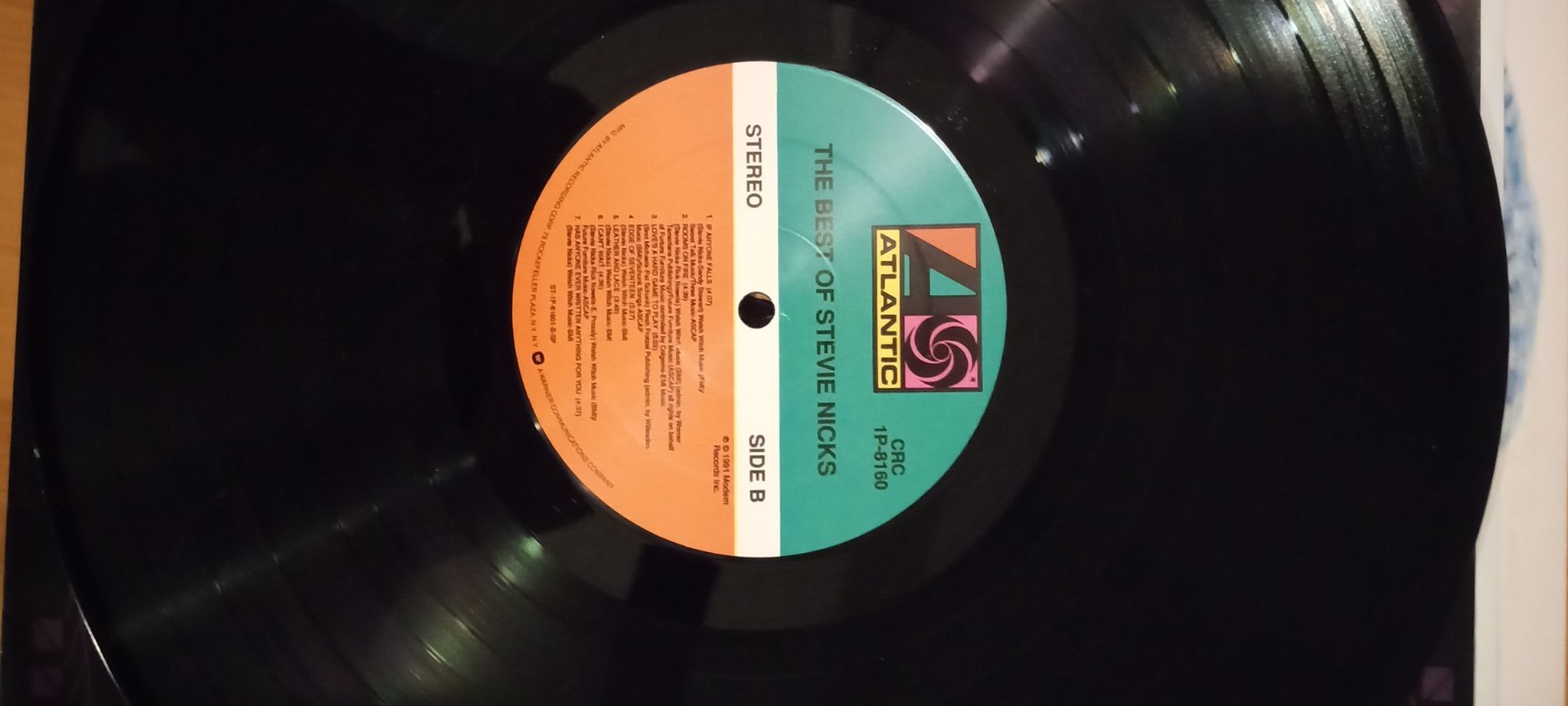 1991 LP Record Stevie Nicks TIME SPACE The Best of VG+ Condition thumbnail 4