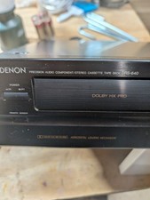 Denon DRS-640 Stereo Horizontal Drawer Cassette Tape Deck TESTED