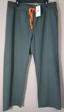 Figs High Waisted Livingston Classic Scrub Pants Women 3XLT Tall Moss Green NEW