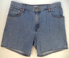 Levi's 550 Relaxed Fit Denim Blue Jean Shorts 2007 Tag- Women's Size 14