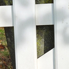 Wei&szlig;e Regalblende/Verkleidung vertikal, Profilelement Kunststoff/Metall