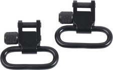 Pair of 1 Inch Tri-Lock Gun Sling Swivels All Metal Three Color Options 