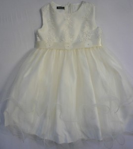 Robes Bebe Fille Ivoire Creme Bapteme Mariage Demoiselle D Honneur Occasion Speciale Robes Bebe Puericulture
