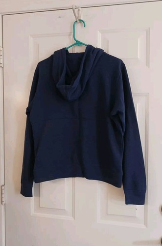 Nike Sportswear Hoodie Men's Small Pullover Blue Spellout - Picture 5 of 5