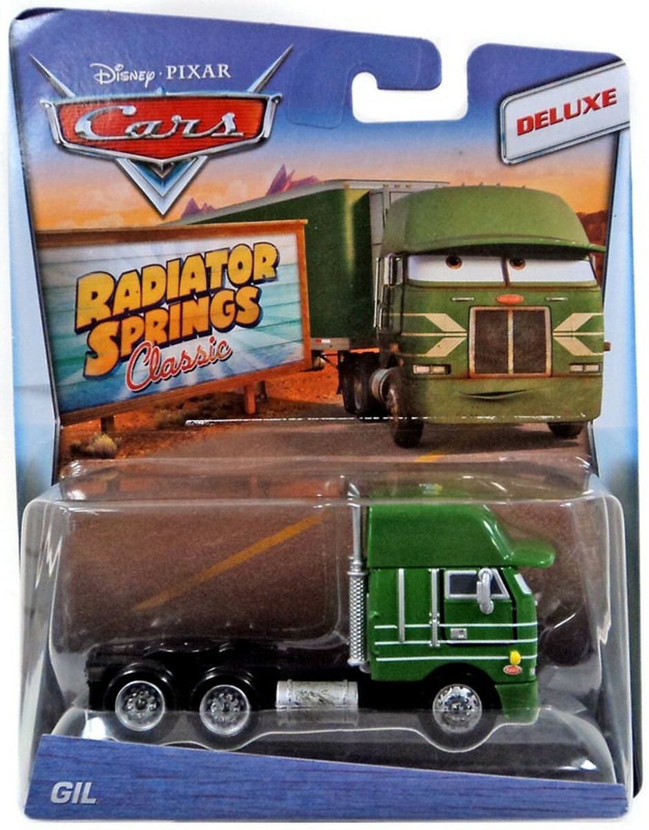 Disney Pixar Cars Deluxe Gil Semi Tractor Hauler Brand New Sealed