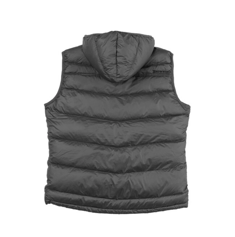 BROWNING Men's Artic Down Vest Dark Grey 2XL - 3055128905 - Authorized Dealer - Image 4 of 4