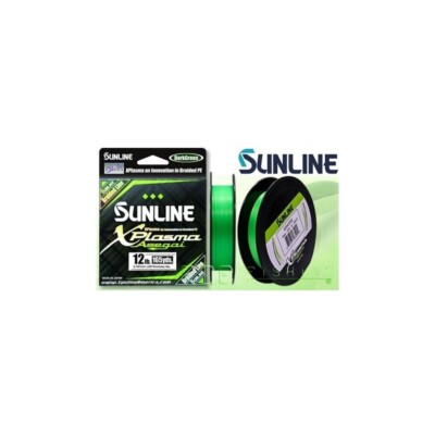 Sunline P E Asegai Xplasma Geflochtene Schnur. 150m (165yds) Limettengrün. 8 Strang Fische