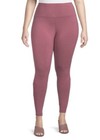 Terra and Sky Women’s Mauve Double Wide Waistband Soft Leggings 1X (16W-18W) NWT — photo 6