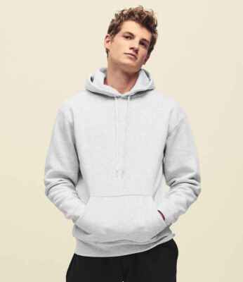FOTL New Mens Premium 70/30 Hooded Sweatshirt Casual Plain Menswear Hoodie  S-2XL UK - Main Image