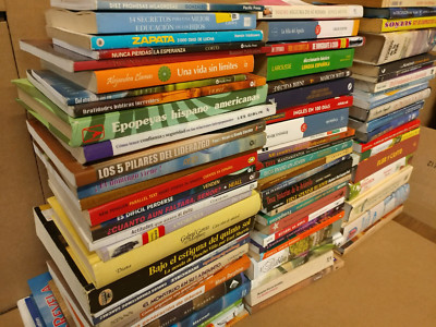 #ad Lot of 20 Spanish ESPAÑOL Reading MEXICO Literature Books *RANDOM* UNSORTED MIX $89.96