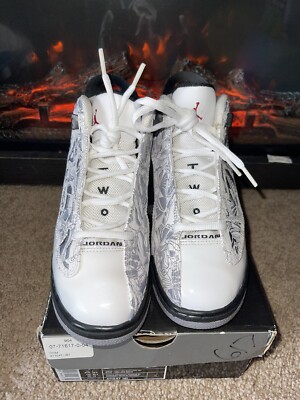 Air Jordan Dub Zero (Grade School)White Cement 2009 Size 4.5 PRE OWNED