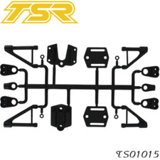 Team Saxo TS01015 Front Suspension Plastic Components Arms Shims End RC Car 1/10