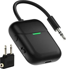 in-Flight Bluetooth Wireless Audio Transmitter Receiver for up to 2 pods