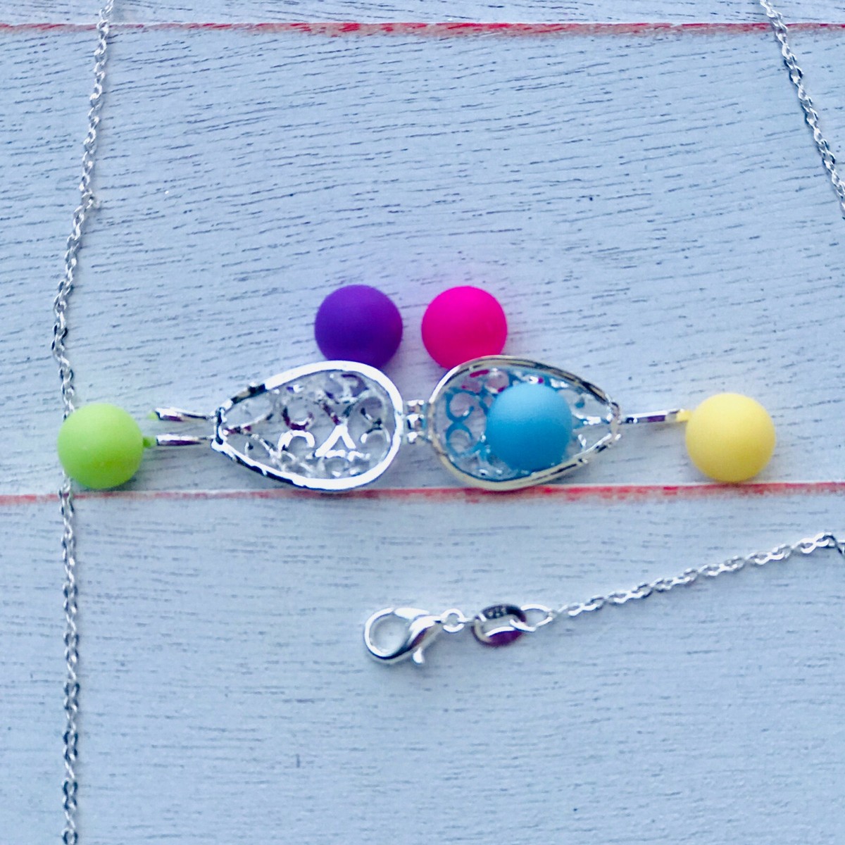 STERLING SILVER ESSENTIAL OIL DIFFUSER NECKLACE TEARDROP