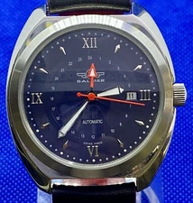 Balmer GMT Automatic Blue Dial 4452-SS Swiss Men