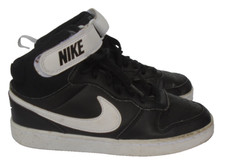 Nike Court Borough Mid 2 Youth Sneaker Size 5.5Y CD7782 010 Black/White