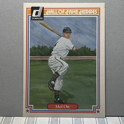 1983 Donruss Hall of Fame Heroes - Mel Ott #40