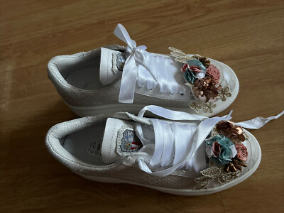 NIS Sneakets Schuhe Leder Gr.36 Weiß Neu