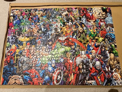 Clementoni Marvel Superhelden 1000-teiliges Puzzle - vollständig mit Box