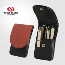 777 THREE SEVEN Nail Clippers Travel Manicure Grooming Kit 33RXG MADE IN KOREA
