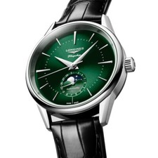 New Longines Flagship Heritage Moonphase Men's Watch L48154022 2