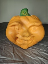 Vintage Foam Halloween Scott Port-a-fold Ugly Face Jack O Lantern Made In USA!