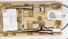 KOHLER K-22061-CP Graze Semi-professional kitchen sink faucet in Polished Chrome