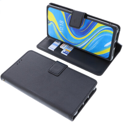 Tasche für Cubot P40 Book-Style Schutz Hülle Handytasche Buch Schwarz