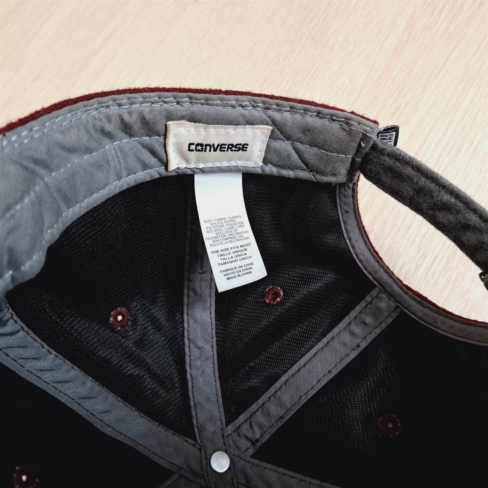 CONVERSE C ALLSTAR ADJUSTABLE STRAPBACK BASEBALL … - image 17