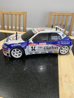 Tamiya 1/10 FF02 Chassis Peugeot 306 Maxi WRC RC Car Rare With Box