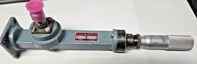 Narda 502 WR-62 Waveguide Tunable Detector Mount w/100Ω pwr sensor Starrett 236