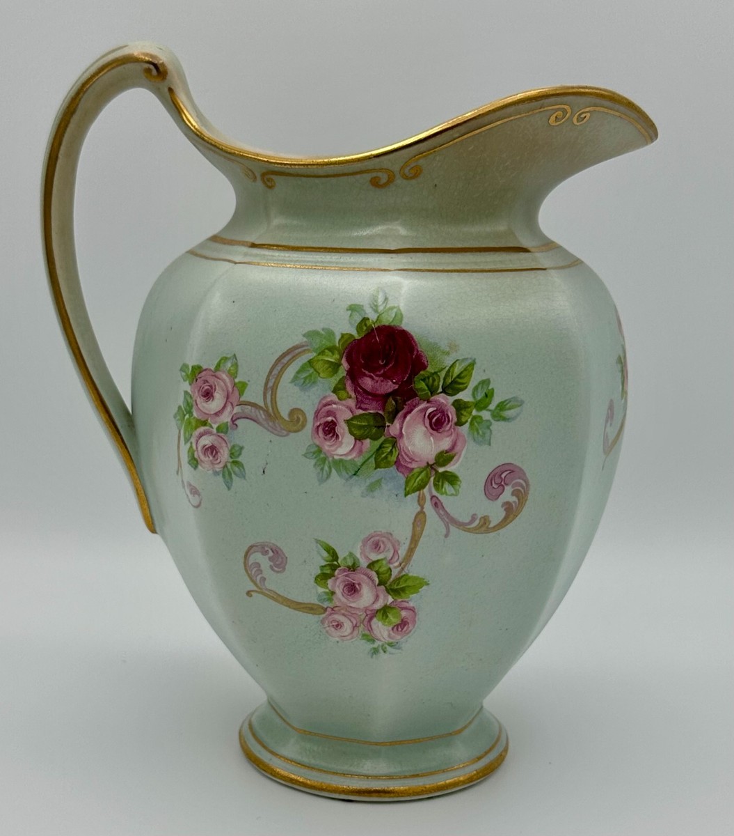 Alba China “Bona Fama Est Melior Zona Aurea” Stamped Floral