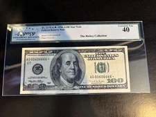 DBR 1996 $100 Chicago STAR Binary 6/0 Fr. 2175-G* Legacy 40 Serial AG00606666*