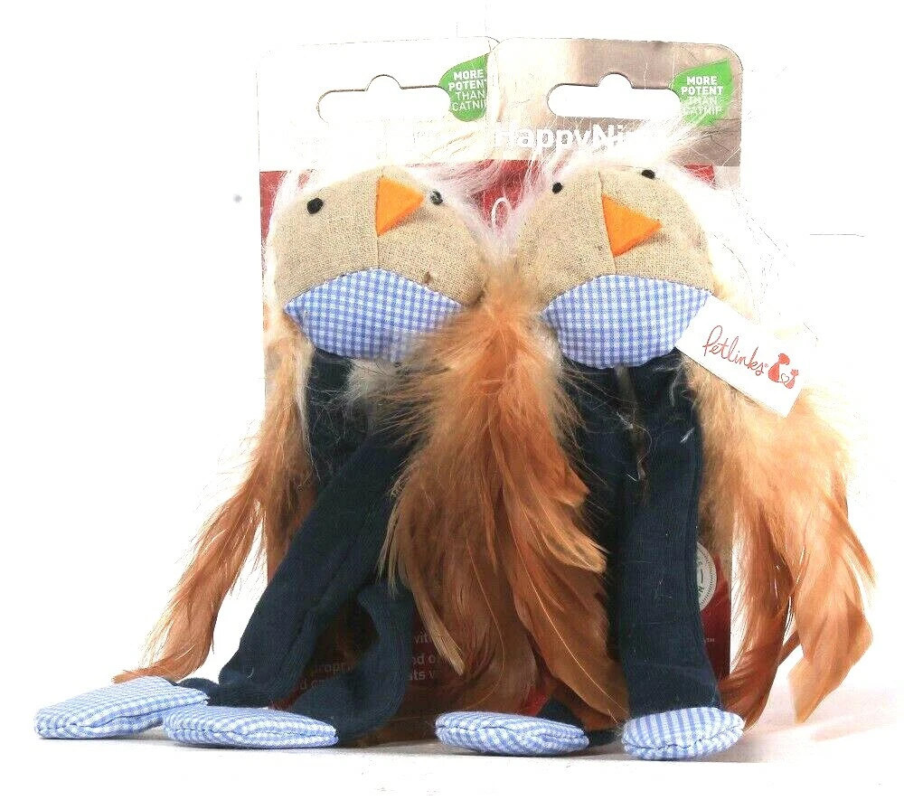 2 Count Petlinks HappyNip Leggy Loon Dangler Cat Toy Packed With Catnip