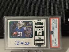 2022 Panini Contenders - Rookie Ticket RPS Variation James Cook /23 PSA 10