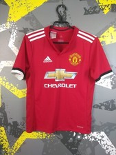Manchester United Jersey Home football shirt 2017 2018 Adidas Young Size L ig93