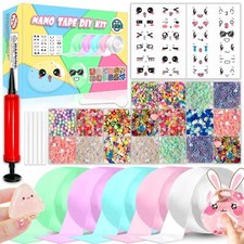 Nano Tape Bubble Kit, Double Sided Tape DIY Craft Kit for Girls Boys, Kids 5PCS