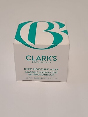 CLARK'S Botanicals Deep Moisture Mask 1.7oz  New In Box
