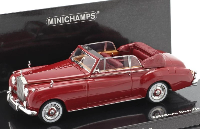 ROLLS ROYCE Silver Cloud II Cabrio - 1960 - darkred - Minichamps 1:43 - Immagine 2 di 4