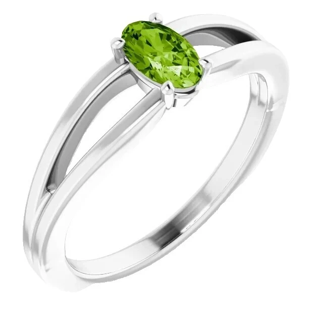 Peridot 7 Ring Fashion Rings