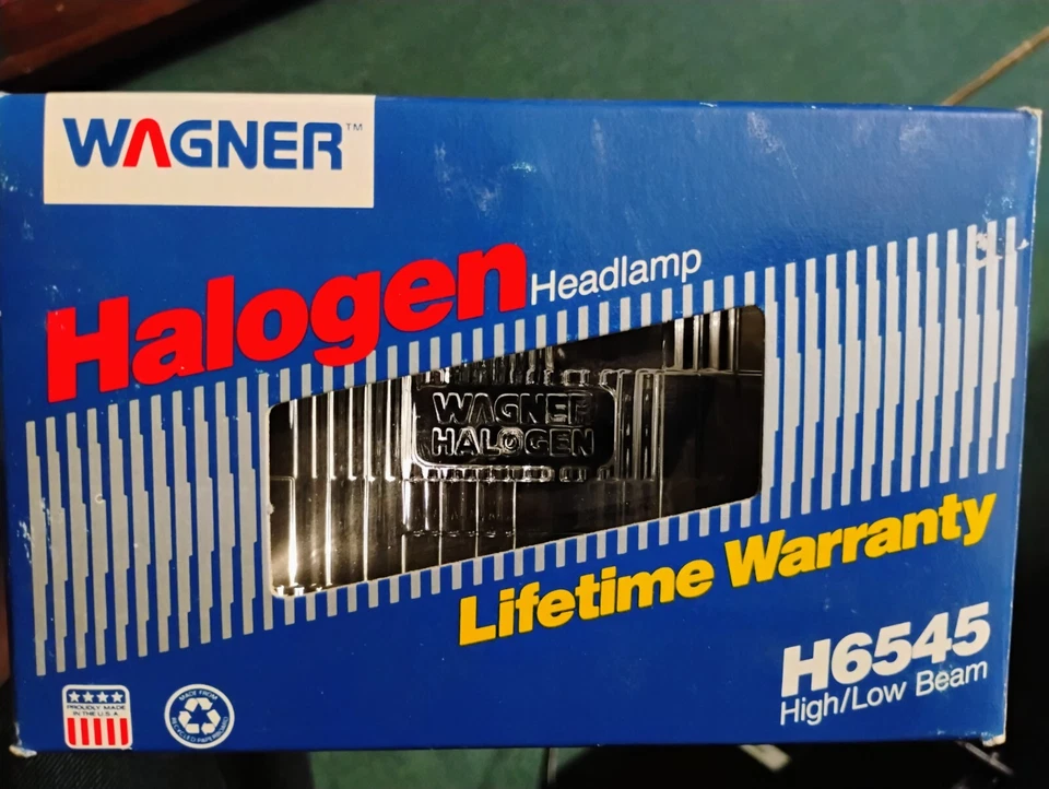 Wagner H6545 High/Low Beam Headlamp H4666 12v Glass Lens Sealed Beam Headlight — 第 2/4 张图片